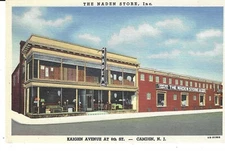  POSTCARD THE NADEN STORE CAMDEN NEW JERSEY