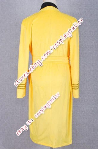 Disfraz Se Ajusta a Star Trek TOS Cosplay Bata de Baño Amarillo Alta Calidad Popular Nuevo Foto 2 de 4