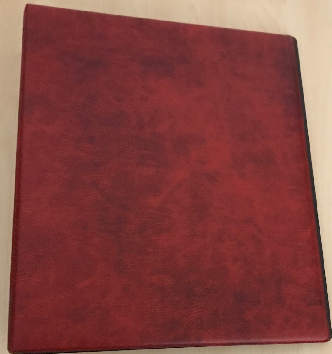 Red Guardian Postcard album with 10 pages