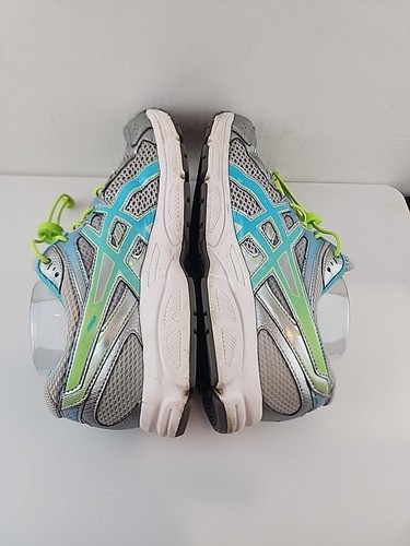 Asics Women's T475Q Gel 2 Running Shoe Size 9.5 Silver/blue - Picture 5 of 8
