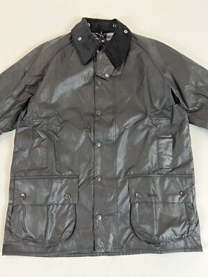 BARBOUR CLASSIC BEAUFORT® WAX JACKET BLACK 42 NWT | eBay