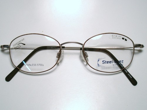 New Ladies CHARMANT STEEL-EYEZ "CH8389" Eyeglasses Frame Pewter 48-20 L List$150 - Picture 9 of 9