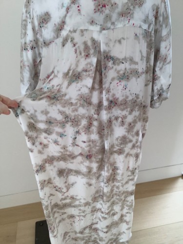 RABENS SALONER Handcrafted Encovero 100% Viscose white tie dye maxi dress xs/s - Picture 9 of 18