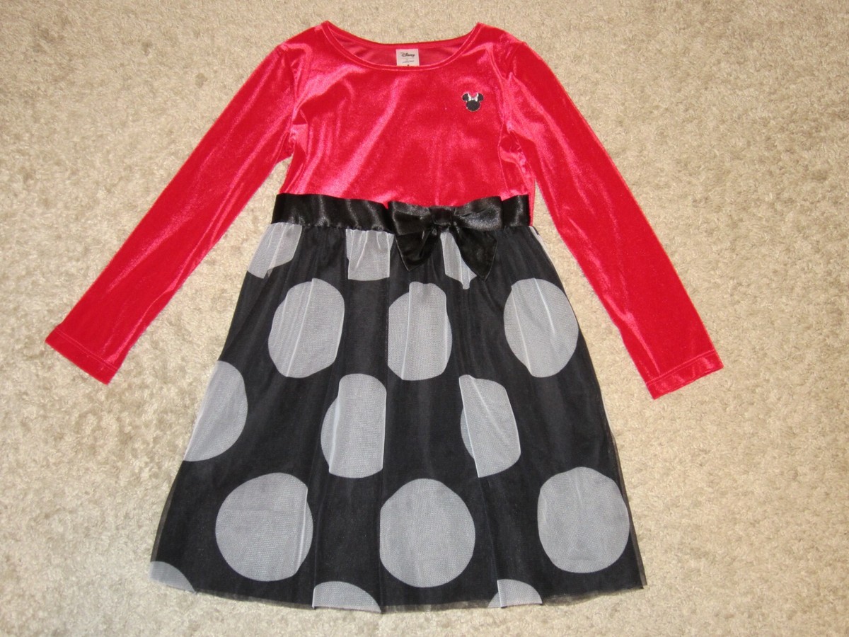minnie christmas dress Minnie Mouse Christmas Dress Womens Long Sleeve Midi Dress Disney Bounding Cosplay Holidays Snowflakes