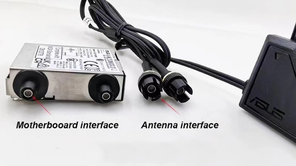 Original ASUS WIFI7 ROG Antenna 2.4G 5G 6G Wireless Signal Receiver for MAXIMUS Z790 Dark Hero BTF Z70-A Z790-E Motherboard - 509 Original ASUS WIFI7 ROG Antenna 2.4G 5G 6G Wireless Signal Receiver for MAXIMUS Z790 Dark Hero BTF Z70-A Z790-E Motherboard - 509