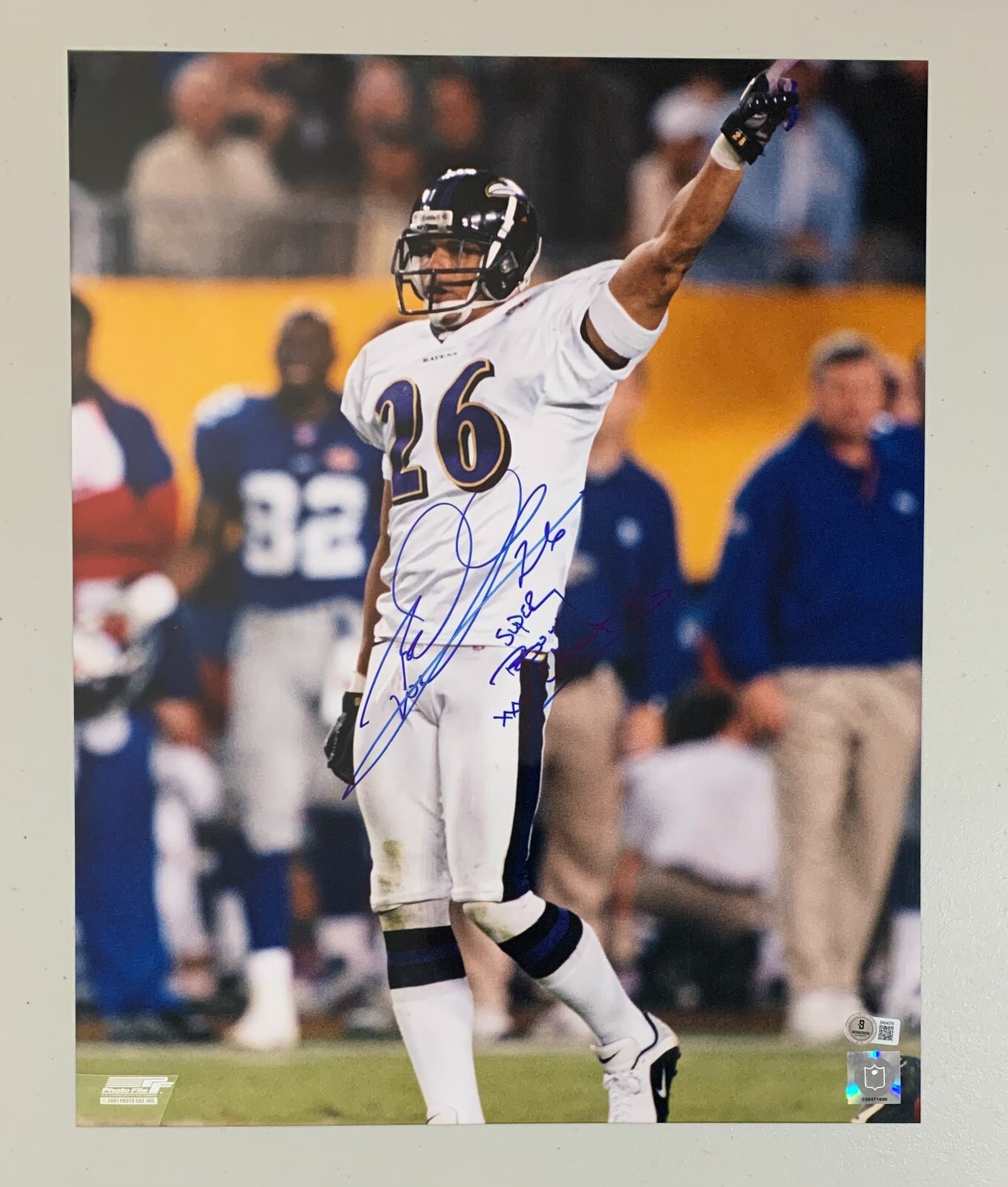 Rod Woodson Autographed Signed Baltimore Ravens 16x20 PHOTO w/SUPER BOWL XXXV CHAMPS - BAS 