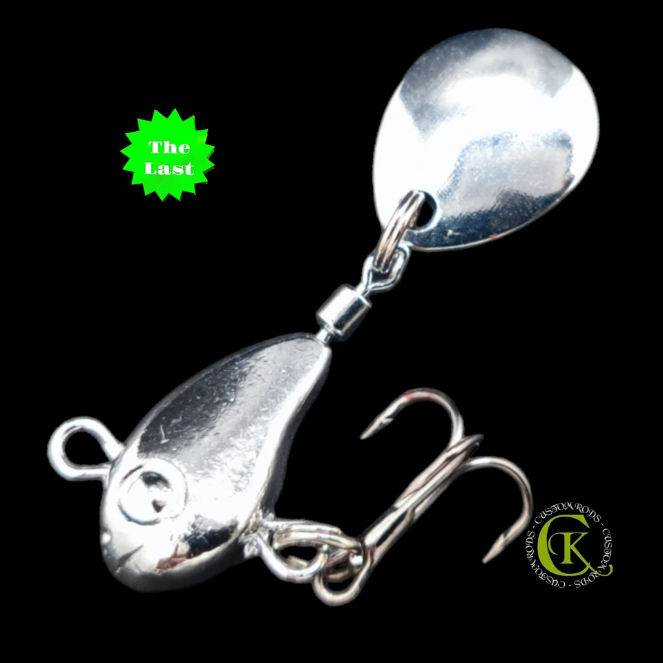 KÖDERBOX Spin Bait Chrom Chatterbait Kunstköder Wobbler Hecht Barsch Jig Spinmad Liebling