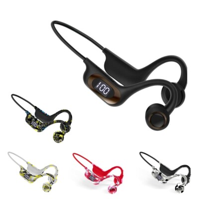 Cuffie Sport Wireless Stereo Audio Ohrhörer Bluetooth V5.3 Open Ear LED G9