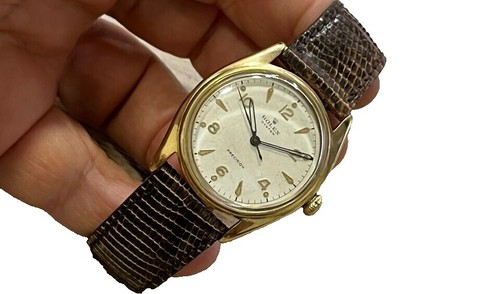 ROLEX PRECISION MANUAL CAL 1400 LADIES MVT WITH DIAL WITH GOLD