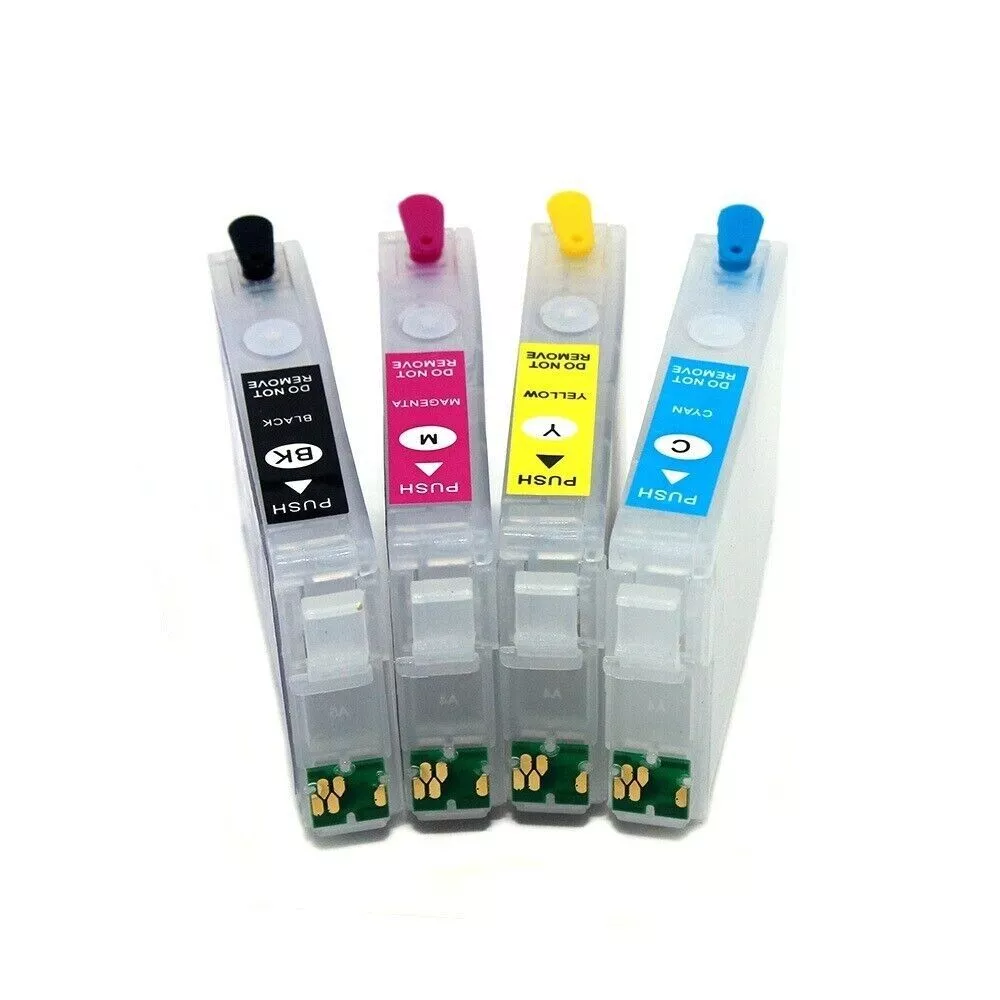 Refillable Ink Cartridge For Epson XP 2200 2205 3200 4200 WF 2910 2950 no  Chip