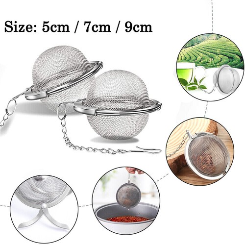 Teefilter 2 Stück 4 Cm Teeei Tee Sieb Die Edelstah Produktbild-Vorschau 4