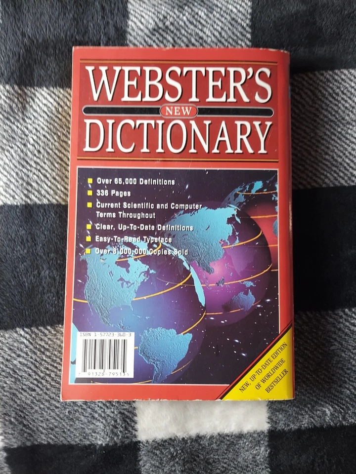 New Websters American English Dictionary Paperback Book VG - Image 2 of 2