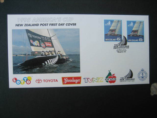 NEW ZEALAND FDC-1995 AMERICA'S CUP SG 1883