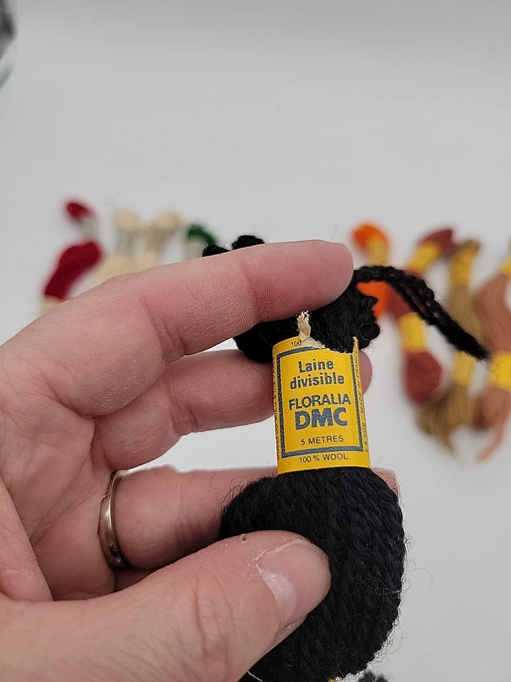 DMC Laine Divisible Floralia Tapestry Wool. Lot of 9, Retors A Border 4 - Image 2 of 4