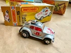 Vintage 1970s Matchbox Lesney Superfast 15 VW Bug Hi Ho Silver Near MintJ2 Box