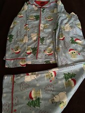 Star Wars Mandalorian Baby Yoda 2pc Set Bovs Medium M 8/10 Pajamas pjs Holiday
