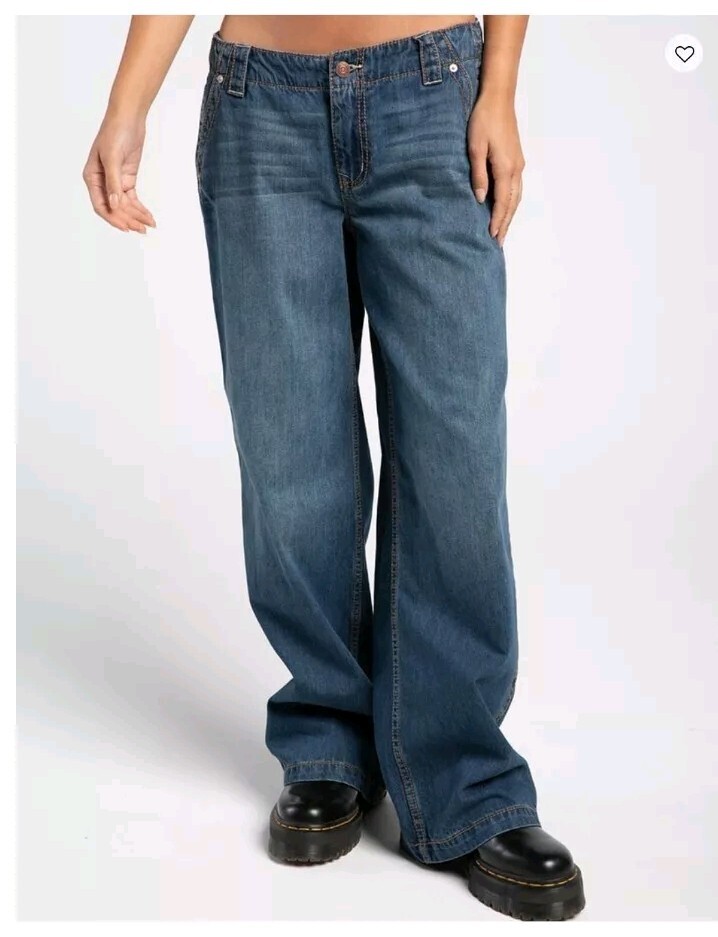 【BOK PLACE】Dicky Y2K Low Rise 2Way Washing L Wide Denim Pt Amazon.com: Baggy Wide Leg Jeans for Women Y2K Low Rise