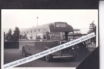 LONDON TRANSPORT - AEC REGAL T TYPE - CLX559 / T411 - ROUTE 413 - PHOTO - B11908
