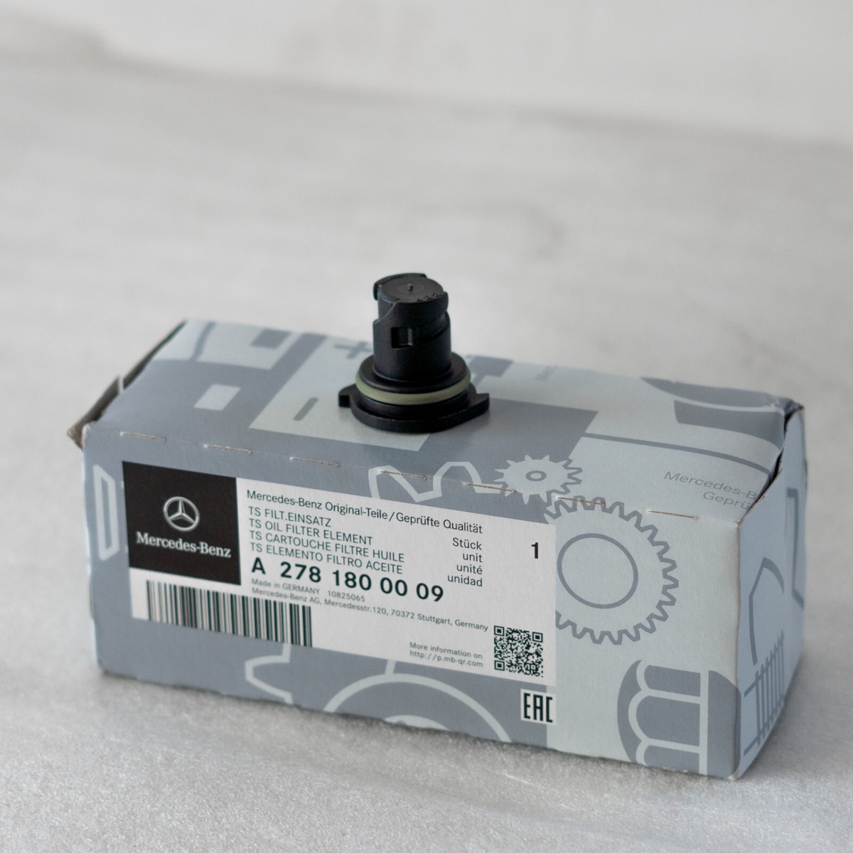 メル25877 Mercedes E63s G63 GLC63 S63 AMG Oil filter and drain plug kit OEM