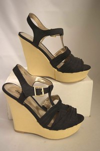 charlotte russe black wedges