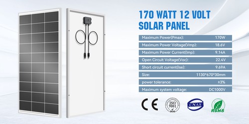 300W Solar Panel Kit 12V with Mounting Brackets Controller Caravan RV Camper Van - Picture 18 of 20