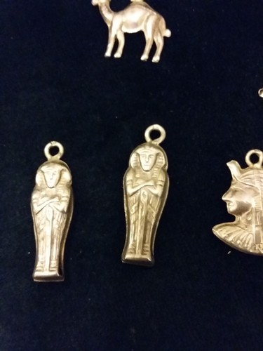 Vintage Silver Charms various 800 silver 1970s - Picture 8 of 9