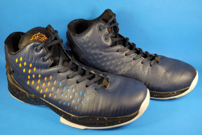 BEITA Basketball Shoes Sneakers Men Breathable Sports High Upper Blue Size 9