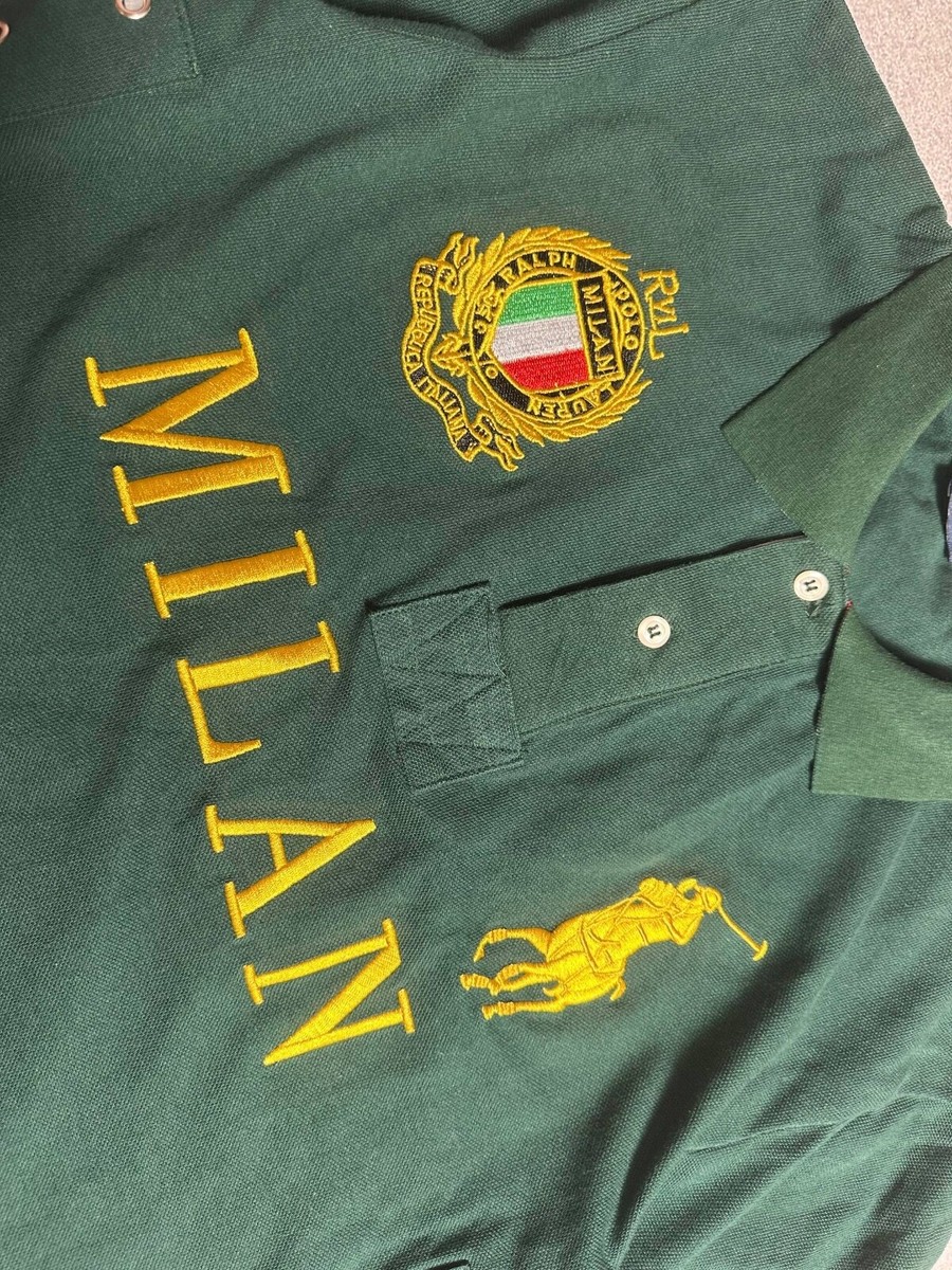 Polo Ralph Lauren Milan Italy #5 Polo Shirt Big Pony Chief