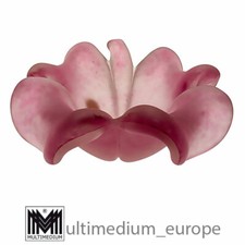 Salviati & Co Murano Italy Glas Schale pink matt vtg glass bowl