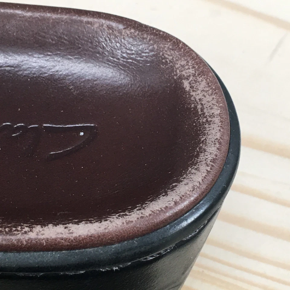 Sandalias Clarks Mujer 6 M Informales Cómodas Sin Cordones Mules 70402 Marrón Cuero Tacones Foto 4 de 4