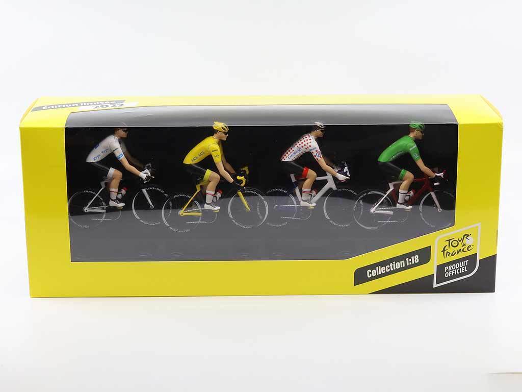 Année 2022 World Teams - 18 Cyclistes Miniatures Tour De France - Cycling Figure - Foto 9