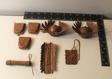 Vintage Marx Johnny West Chief Cherokee Geronimo Eagle Soft Brown Accessories