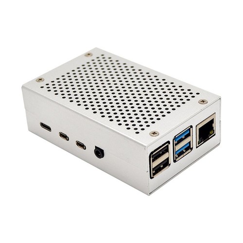 Enclosure Protective Metal Box Case Cover With For Raspberry Pi 4 E - Afbeelding 12 van 12