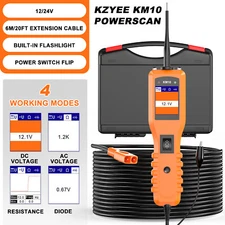 KM10 12V 24V Power Circuit Tester Electrical System Probe Detector AVOmeter Tool