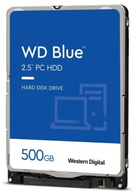 FESTPLATTE WD BLUE SCORPIO WD5000LPVX 500GB 5400RPM SATA III 8MB 2.5'' Zoll