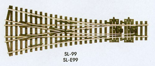 Peco SL-99 Streamline Code 100 Dreiwege mittlere Wahlbeteiligung Insulfrog - Bild 1 von 1