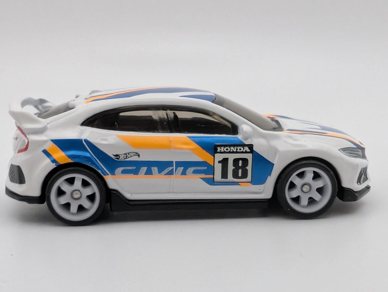 Hot Wheels CUSTOM 2018 Honda Civic Type R Wheel Swap Real Rubber
