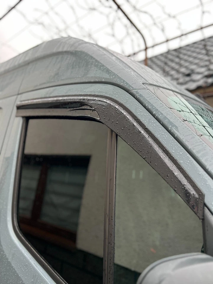 MERCEDES SPRINTER W906/W910 2006-2023 EXTERNAL FIT WIND RAIN GUARD DEFLECTORS - Image 2 of 4