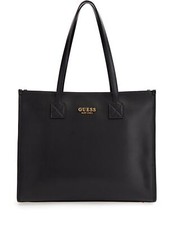 Guess Silvana Tote With Durable Handles Womens Bag In Black