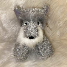 RUSS Plush Schnauzer Puppy Dog Stuffed Animal Russ Berrie  Co "Toby"