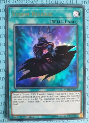 Vision Release BLHR-DE011 Ultra Rare Yu-Gi-Oh Karte 1. Auflage Neu