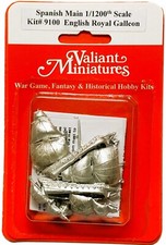 Spanish Main Kit 9100 - English Royal Galleon - 2 Each 1:1200 Scale Valiant