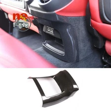 ABS Fiber Rear Air Vent Outlet Lower Panel Cover For Alfa Romeo Stelvio 2017-20