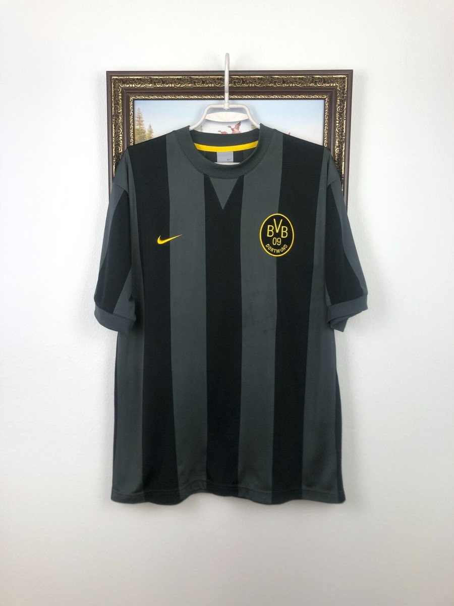 Nike Borussia Dortmund シャツ BORUSSIA DORTMUND GERMANY 1998/00 BVB HOME FOOTBALL SHIRT