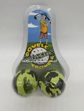 2 Camo Golf Balls DOUBLE TROUBLE Gag Gift Big Mouth Toys Camouflage Nuts Nutz