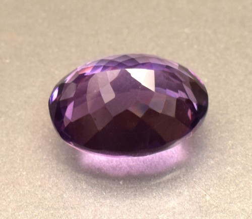 Natural Purple Color Amethyst Gemstone Oval Cut 11.65 Ct Certified Gemstone - Picture 5 of 5