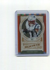 2019 Chronicles Legacy Update Premium Rookies Orange Damien Harris Rookie 32/75