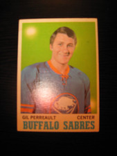 1970/71 Topps Hockey Rookie Card #131 Gilbert Perreault Ex-Exmint. rookie card picture