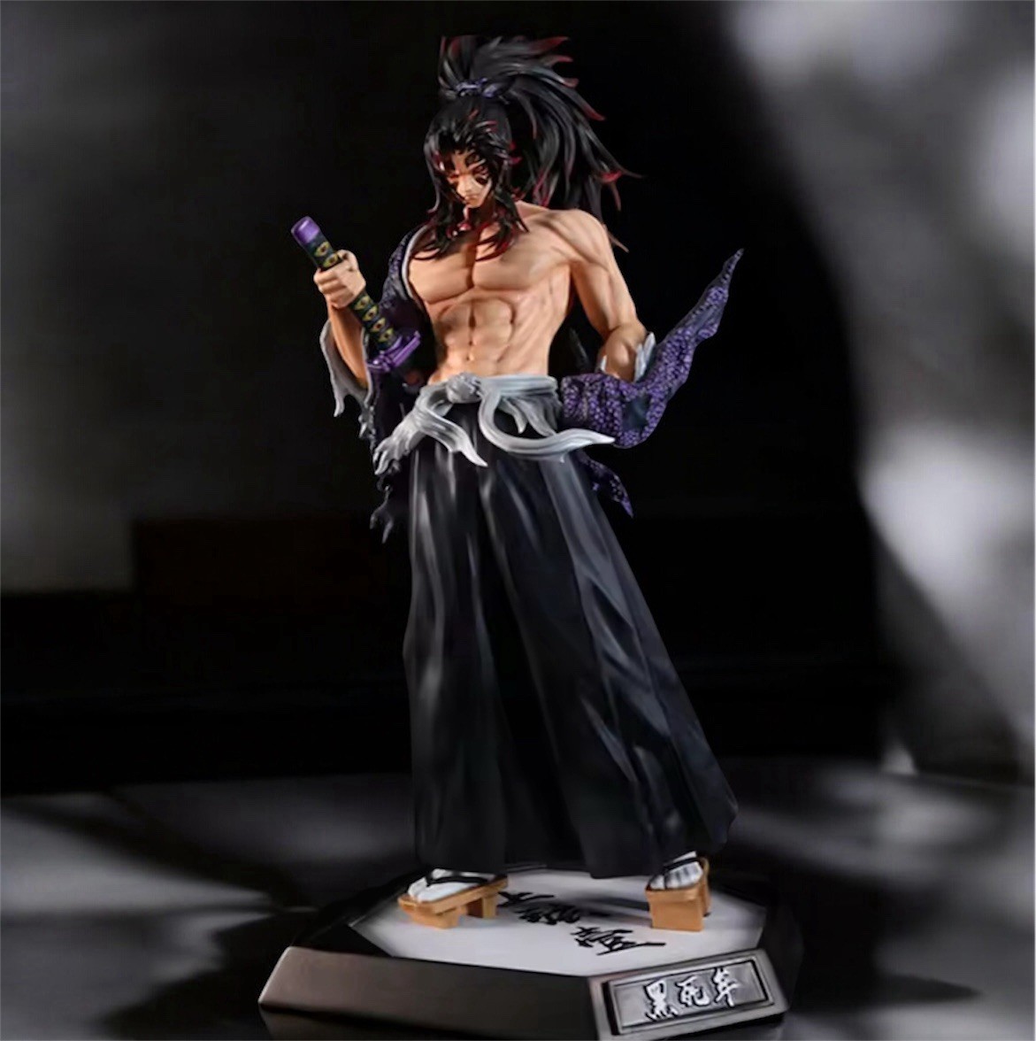 Figurine Kokushibo Demon Slayer statue manga de collection haute de 28 cm