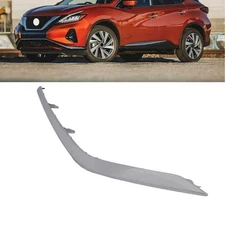 Front Bumper Molding Trim For Nissan Murano 2019-2023 Chrome Left Driver Side